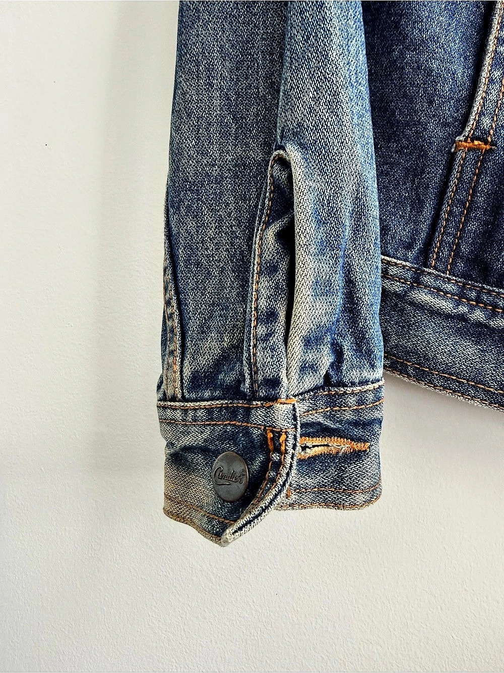 Candie's Blue Denim Jean Jacket Size Medium - Picture 4 of 6